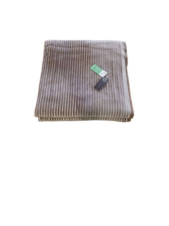 Manterol Casa Color Κουβέρτα Υπέρδιπλη 220x240εκ. Μπλε