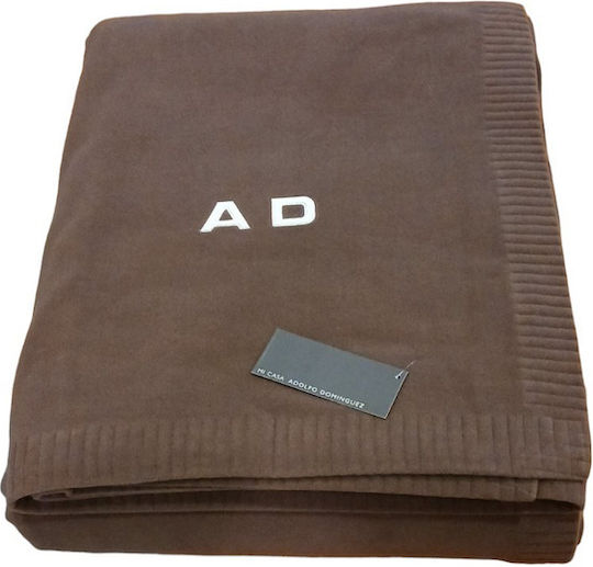 Manterol Casa Κουβέρτα Fleece Μονή 160x240εκ. Μπεζ