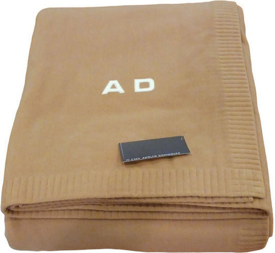 Manterol Casa Κουβέρτα Fleece Μονή 160x240εκ. Μπεζ