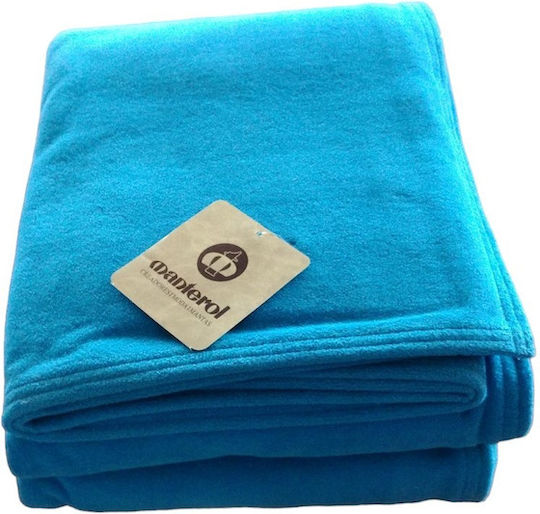 Manterol Casa Arica Κουβέρτα Fleece Μονή 160x240εκ. Εκρού
