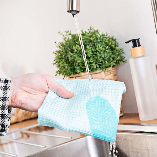 Minky Cleaning Cloths with Microfibers General Use Blue