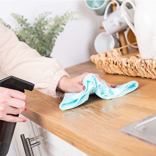Minky Cleaning Cloths with Microfibers General Use Blue