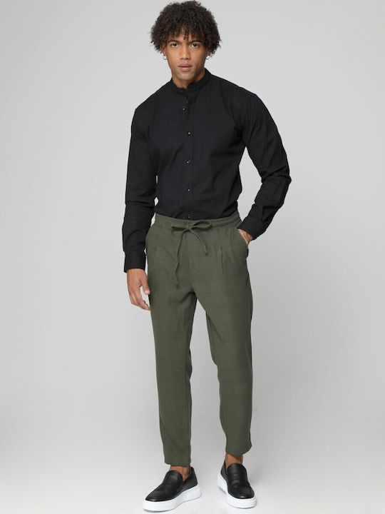 Trousers Elastic Khaki