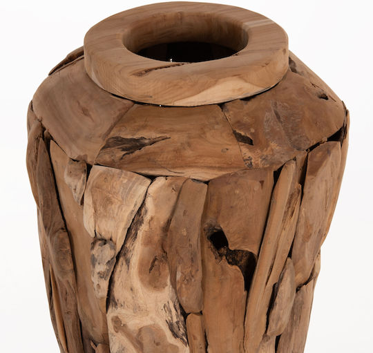 HomeMarkt Decorative Vase Yellow 19x19cm