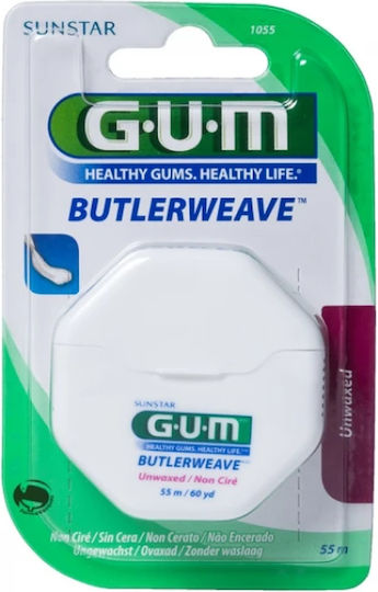 GUM ButlerWeave Οδοντικό Νήμα 55m
