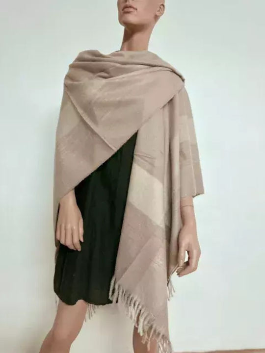 Verde Taupe Damen Poncho