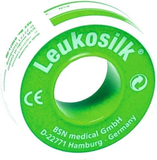 BSN Medical Leukosilk Μεταξωτή Επιδεσμική Ταινία 1.25cm x 5m