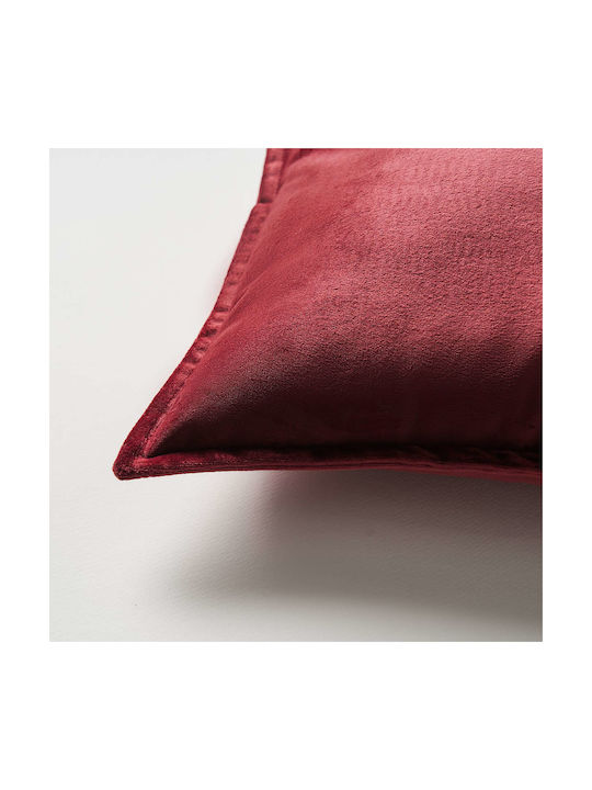 Gofis Home Decorative Pillow Case Winter 710/02 from Velvet Red Velvet 30x50cm.