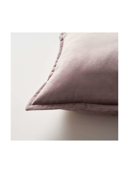 Gofis Home Decorative Pillow Case Winter 710/19 from Velvet Mauve Grey 30x50cm.