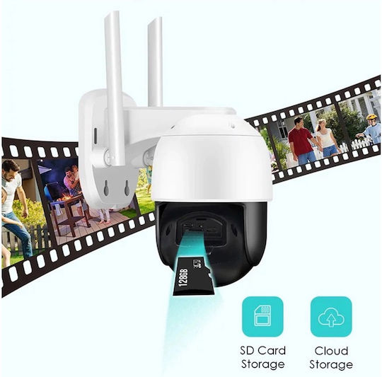 Jortan Jortan JT-8181XM IP Surveillance Camera Wi-Fi Full HD 1080p Waterproof Battery Powered with Two-Way Communication and Lens 3.6mm