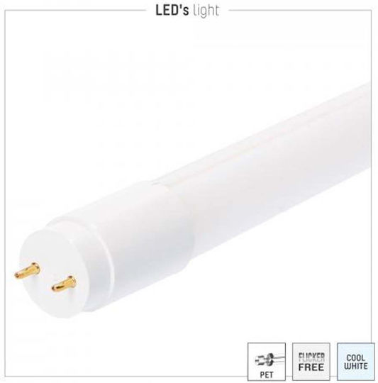 123led LED Bulb 20W Fluorescent Type 150εκ. for Socket G13 and Shape T8 Cool White 3000lm