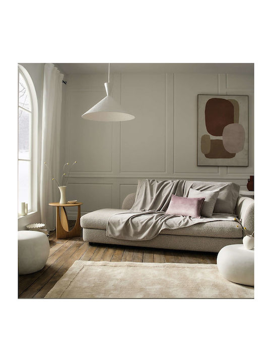 Gofis Home Viersitzer-Sofa Überwurf 2 Seiten Luna 180x350cm Quiet grey