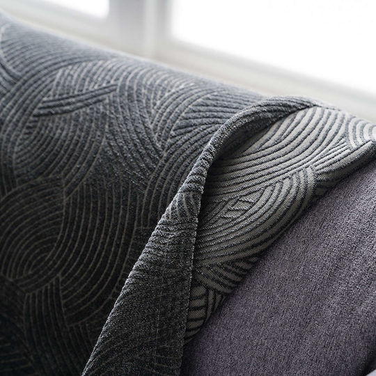 Gofis Home Nimbus Armchair Throw Jacquard 180x180cm Gray