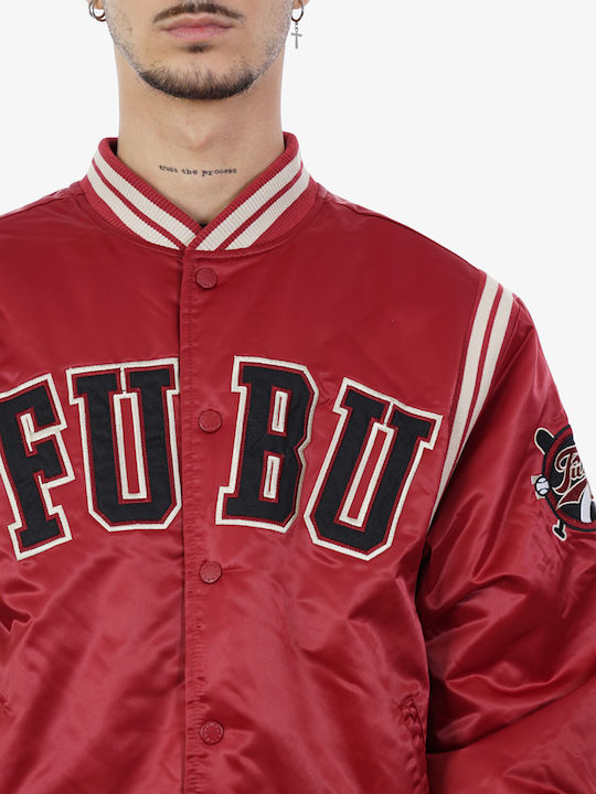 Collegejacke Winter Jacke Rot