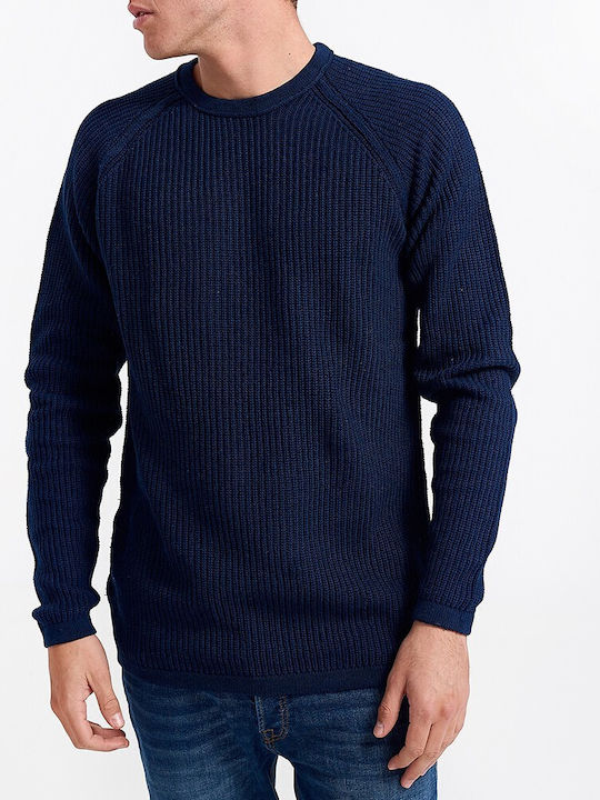 Only & Sons Herren Langarm-Pullover Blau