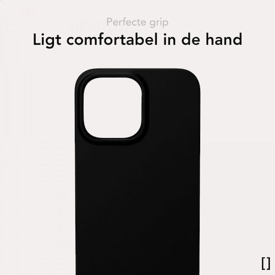 Nekit Umschlag Rückseite Kunststoff 1mm Schwarz (iPhone 15 Plus / 16 Plus)