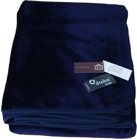 Manterol Casa Polo Farbe Samtige Übergröße Decke 220x240cm Melitzani
