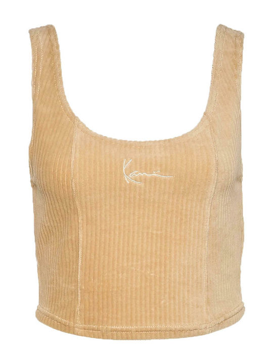 Women's Blouse Sleeveless Beige