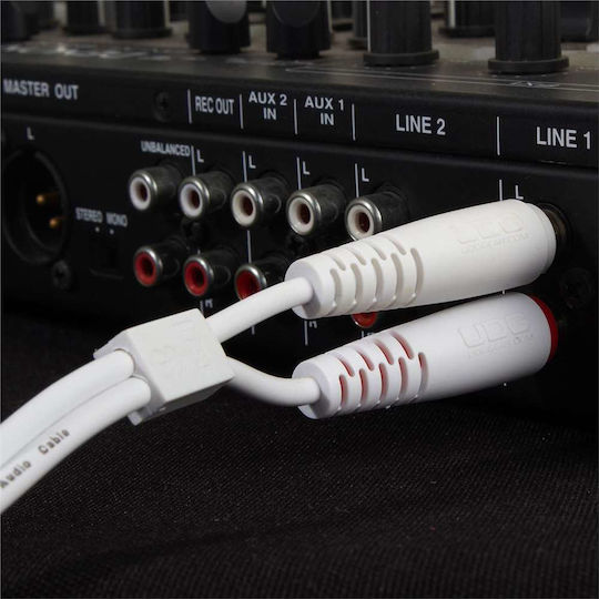 UDG Cable 2x RCA male - 2x RCA male 3m U97003WH