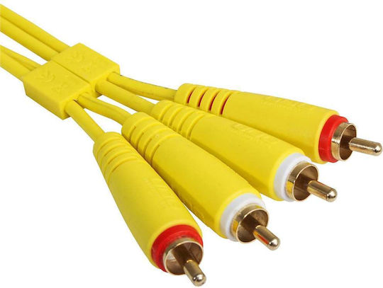 UDG Cable 2x RCA male - 2x RCA male 3m U97003YL