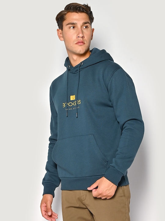 Brokers Jeans Herren Sweatshirt Blau