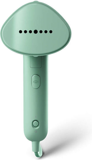 Philips Hand Garment Steamer 1000W with Container 100ml Green