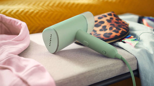 Philips Hand Garment Steamer 1000W with Container 100ml Green