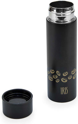 Iris Barcelona Bottle Thermos Stainless Steel Black 140ml