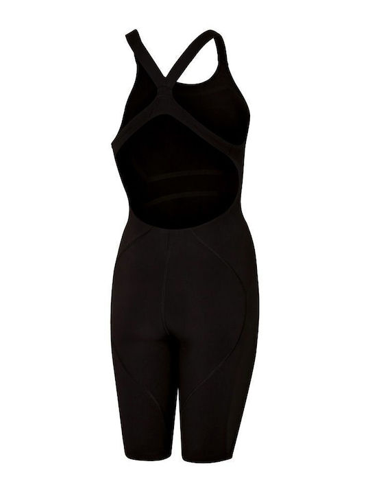Speedo Fastskin Lzr Ignite Kneeskin 134370001 Women's One Piece Competition Swimsuit Black