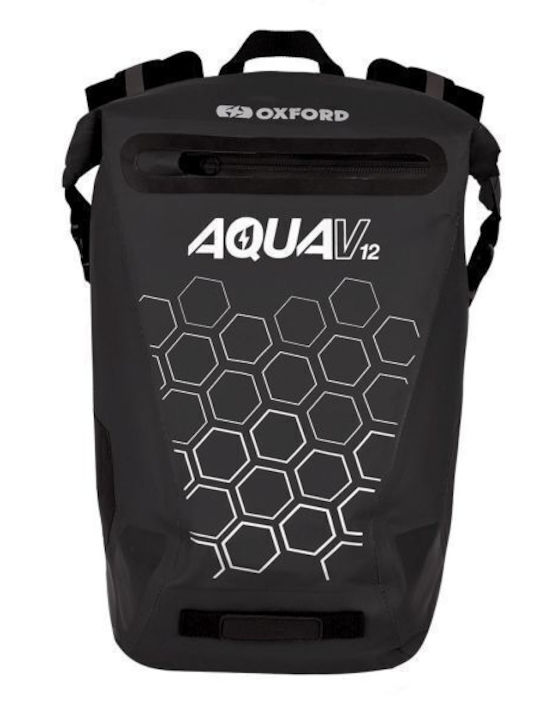 Oxford Rider Backpack Aqua V12 Black 12lt