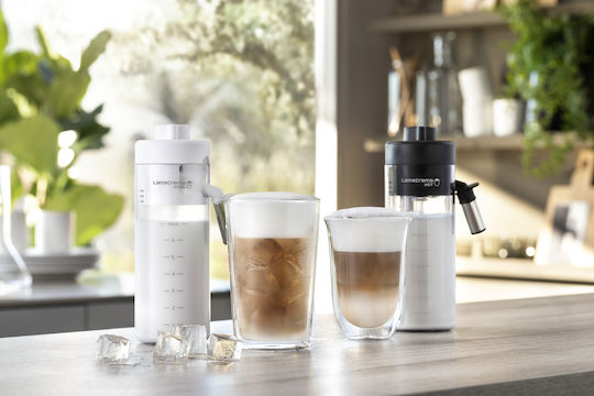 De'Longhi Eletta Explore Automatic Espresso Machine 1450W 19bar Pressure for Cappuccino with Grinder Titanium