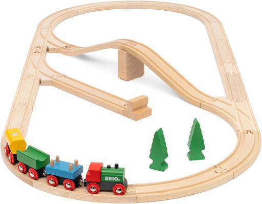 Brio Toys Anniversary Σετ με Τρενάκι από Ξύλο για 3+ Ετών