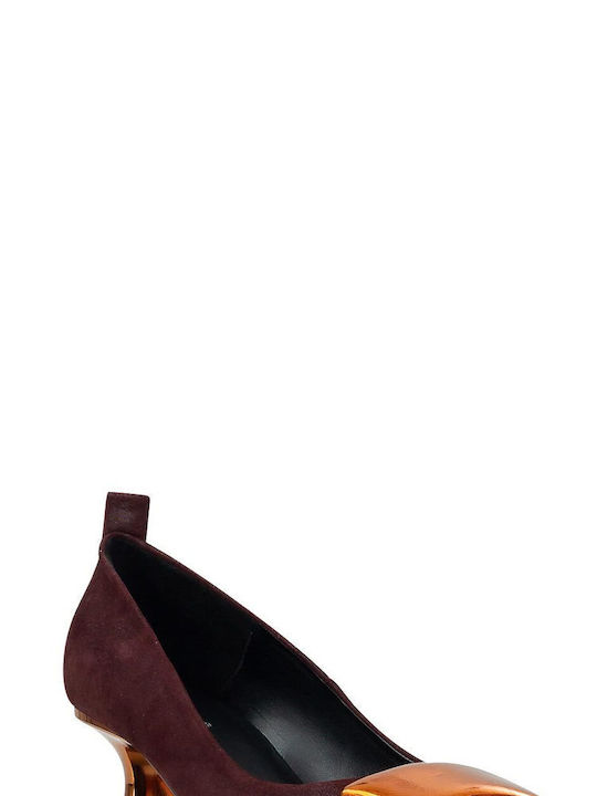 Zinda Burgundy Heels