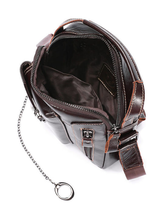Djb Leather Men's Bag Shoulder / Crossbody Brown
