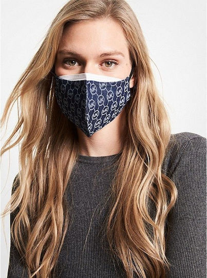 Michael Kors Denim Logo Jacquard Μάσκα Προστασίας Μπλε MF1000930U-402 1τμχ