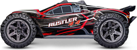 Traxxas Rustler Τηλεκατευθυνόμενο Αυτοκίνητο 4WD Κόκκινο