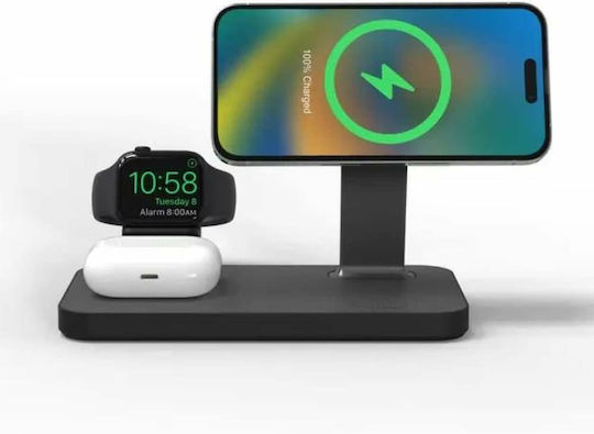 Mophie Magsafe Ladegerät 15W Gray (Snap+ 3 in 1)