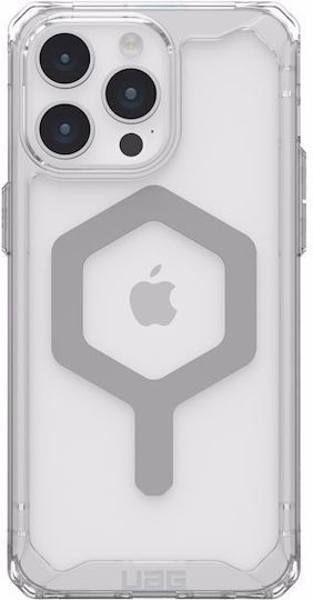 UAG Plyo Back Cover Silicone / Plastic Ice / Silver (iPhone 15 Pro Max)