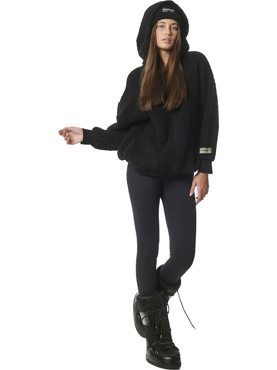 Instruire Colanti de femei Cropped Colanti Talie inalta Negru