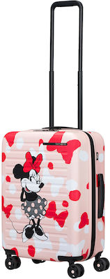 Alouette Children's Cabin Travel Suitcase Pink with 4 Wheels Height 55cm.