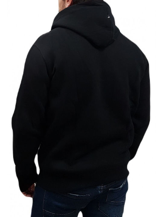 Emerson Herren Sweatshirt mit Kapuze Schwarz