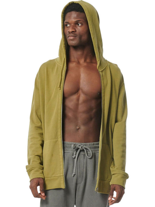 Sweatshirt with Hood Khaki
