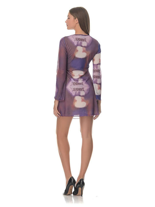 Sushi's Closet Mini Dress Purple