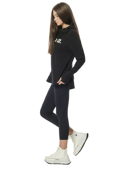 Body Action Women's Hooded Sweatshirt Black