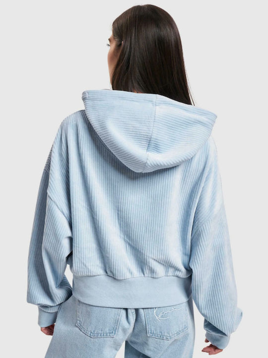 Karl Kani Signature Women's Hooded Cardigan Blue