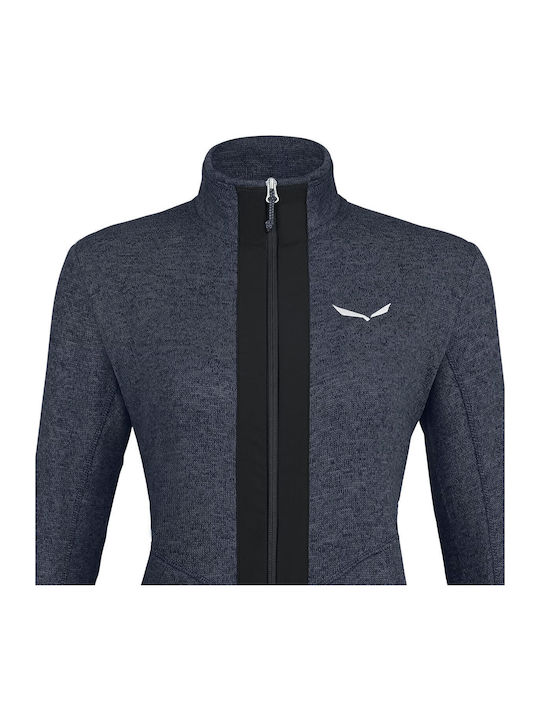 Rocca 2 Fleece Γυναικεία Ζακέτα με Φερμουάρ σε Μπλε Χρώμα