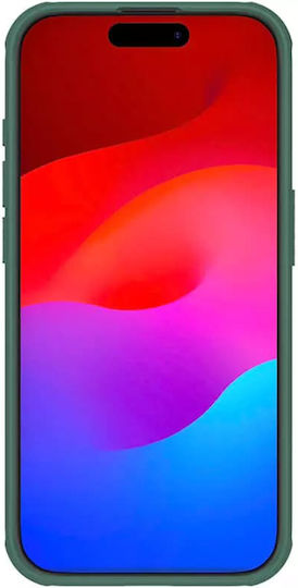 Nillkin Super Frosted Shield Pro Umschlag Rückseite Kunststoff Magnetisch Grün (iPhone 15 Pro)