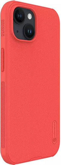 Nillkin Super Frosted Shield Pro Umschlag Rückseite Kunststoff Rot (iPhone 15)