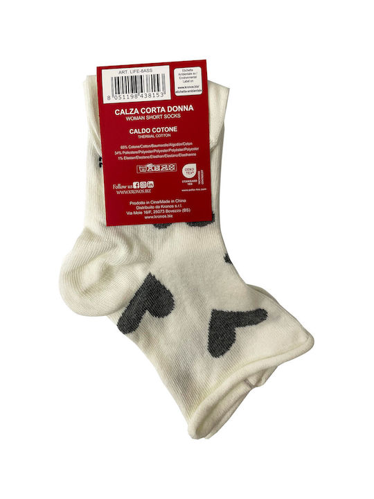 Enrico Coveri Women's Socks White