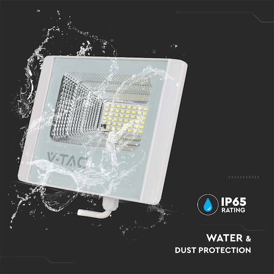 V-TAC Στεγανός Ηλιακός Προβολέας LED 16W Φυσικό Λευκό 4000K IP65
